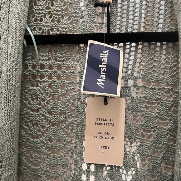 🥂Marshalls Sage Green Knit Cardigan🥂 - Picture 2 of 4
